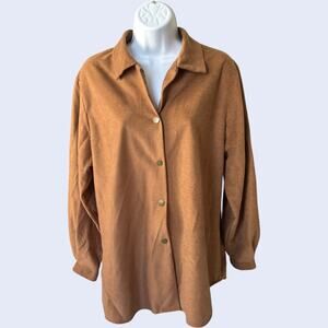 Blair L Classic Button-Up Shirt Tan Regular